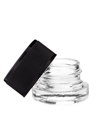 5ML Child Proof Concentrate Container with Black Plastic Lid - LA Wholesale Kings