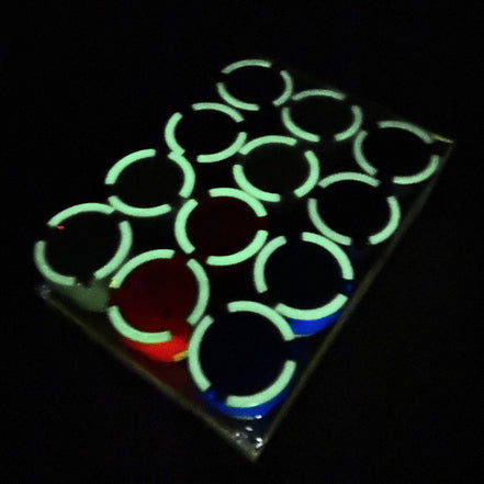 Acrylic Plastic Luminous Glow in Dark Car Ashtray Butt Bucket 12 Pieces Per Tray - LA Wholesale Kings