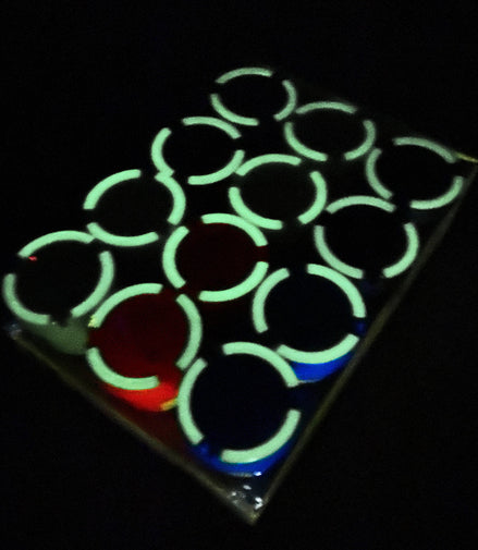 Acrylic Plastic Luminous Glow in Dark Car Ashtray Butt Bucket 12 Pieces Per Tray - LA Wholesale Kings