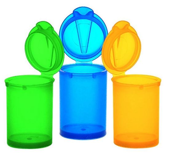 Pop-Top 6 Dram Plastic Vials Case of 720 - LA Wholesale Kings