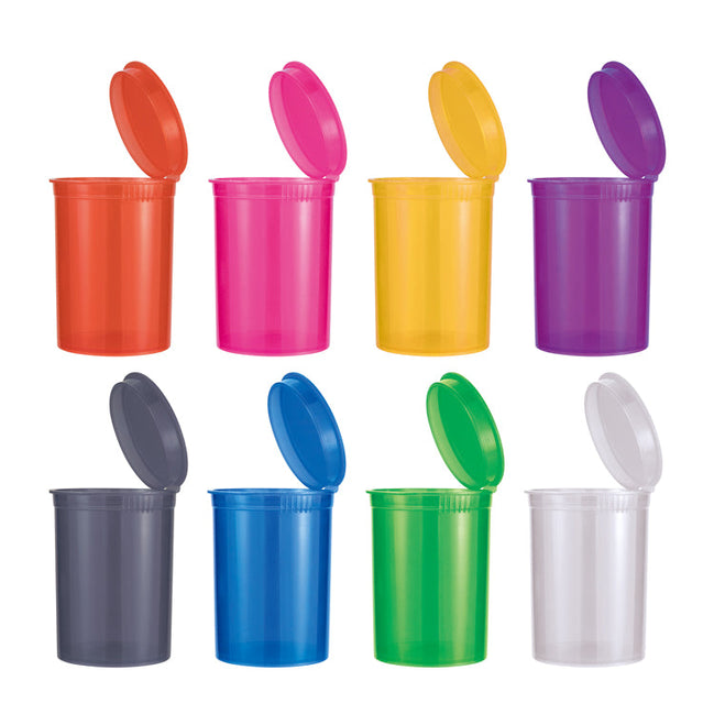 Pop-Top 6 Dram Plastic Vials Case of 720 - LA Wholesale Kings