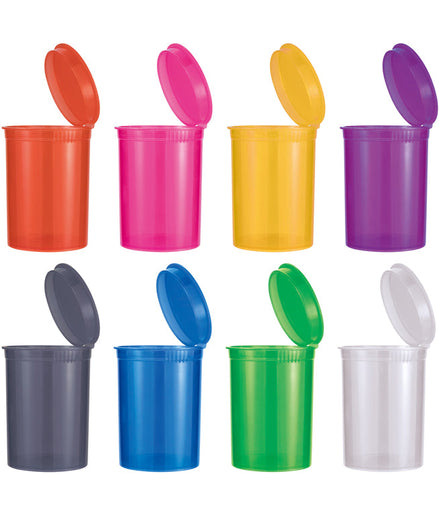 Pop-Top 6 Dram Plastic Vials Case of 720 - LA Wholesale Kings