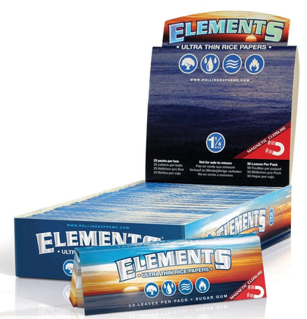 ELEMENT 1 1/4" ROLLING PAPER 25 BOOKLETS - LA Wholesale Kings