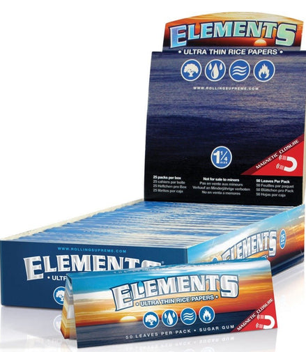 ELEMENT 1 1/4" ROLLING PAPER 25 BOOKLETS - LA Wholesale Kings