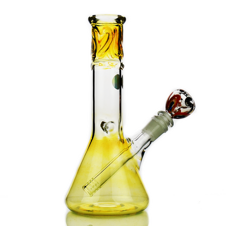9" American Made Fumed Glass Beaker - LA Wholesale Kings