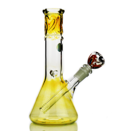 9" American Made Fumed Glass Beaker - LA Wholesale Kings