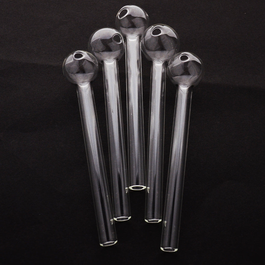6" Clear Heavy Oil Pipe 20pcs Pack - LA Wholesale Kings