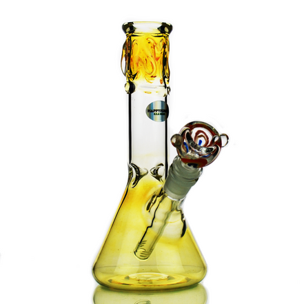 9" American Made Fumed Glass Beaker - LA Wholesale Kings