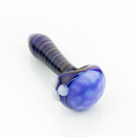 4.5" American Hand Pipe Honeycomb Art Head with Spiral Design - LA Wholesale Kings