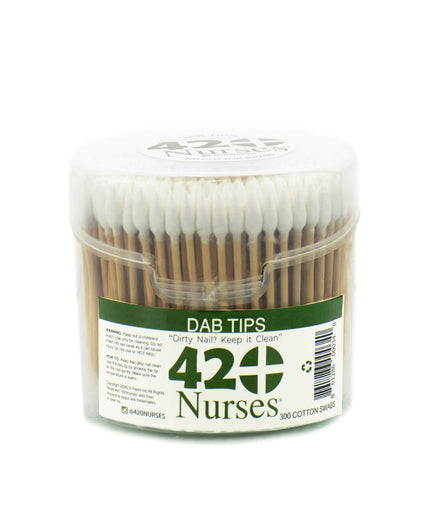 420 Nurses Dab Tips 300ct Cotton Swabs - LA Wholesale Kings