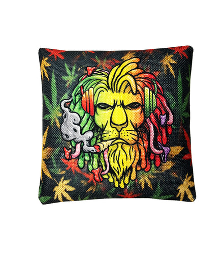 Handloom Lion Printed Cushions Size 1.5ft x 1.5ft