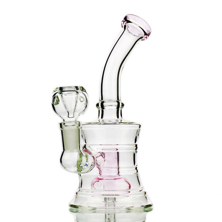 6" Drum Lines Body Bong with Shower 14mm Male Bowl - LA Wholesale Kings