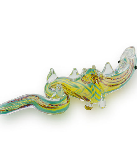 5" Dragon Hand Pipe Inside Color Lining Approx 95 Grams - LA Wholesale Kings
