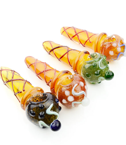 5" ICE CREAM DESIGN FRIT HAND PIPE - LA Wholesale Kings