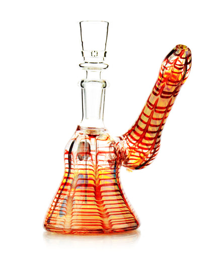 7" Fancy Glass Side Arm Bubbler - LA Wholesale Kings