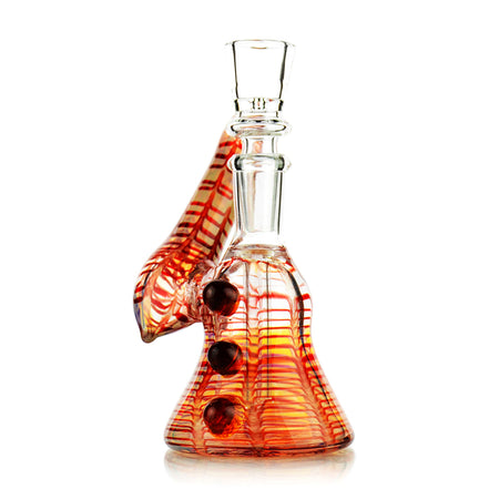 7" Fancy Glass Side Arm Bubbler - LA Wholesale Kings