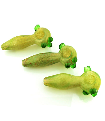 4.5" Green Marble Spoon Hand Pipe - LA Wholesale Kings