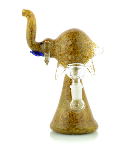 8" Elephant Water Pipe Frit Color Art - LA Wholesale Kings
