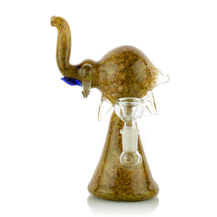 8" Elephant Water Pipe Frit Color Art - LA Wholesale Kings
