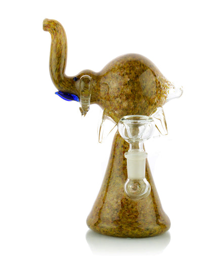 8" Elephant Water Pipe Frit Color Art - LA Wholesale Kings