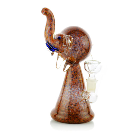 8" Elephant Water Pipe Frit Color Art - LA Wholesale Kings