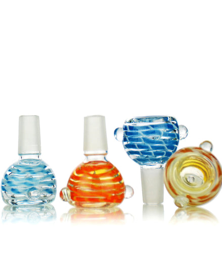 Fuming Inside Design Round Male Bowl 14mm - LA Wholesale Kings