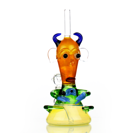 9" Alien Ricky Bong with 14mm Male Bowl - LA Wholesale Kings