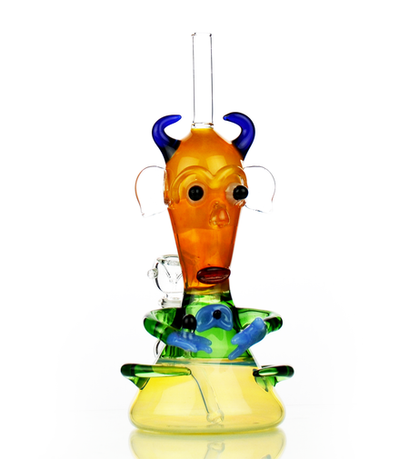 9" Alien Ricky Bong with 14mm Male Bowl - LA Wholesale Kings