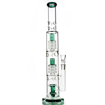 22" Multi-Chamber Percs and Metrix Bong with 18mm Male Bowl - LA Wholesale Kings