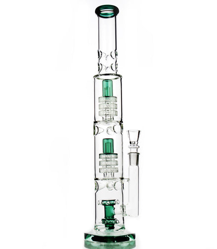 22" Multi-Chamber Percs and Metrix Bong with 18mm Male Bowl - LA Wholesale Kings