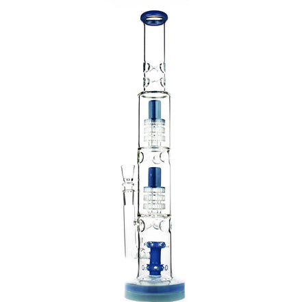 22" Multi-Chamber Percs and Metrix Bong with 18mm Male Bowl - LA Wholesale Kings