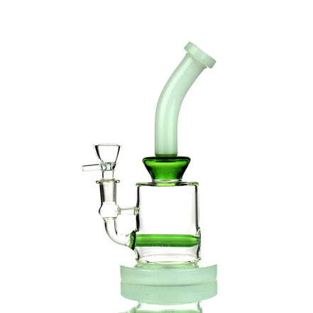 8" Water Pipe with L-Line Perc and 14mm Male Bowl - LA Wholesale Kings