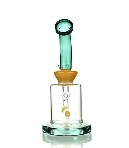 8" Water Pipe with L-Line Perc and 14mm Male Bowl - LA Wholesale Kings