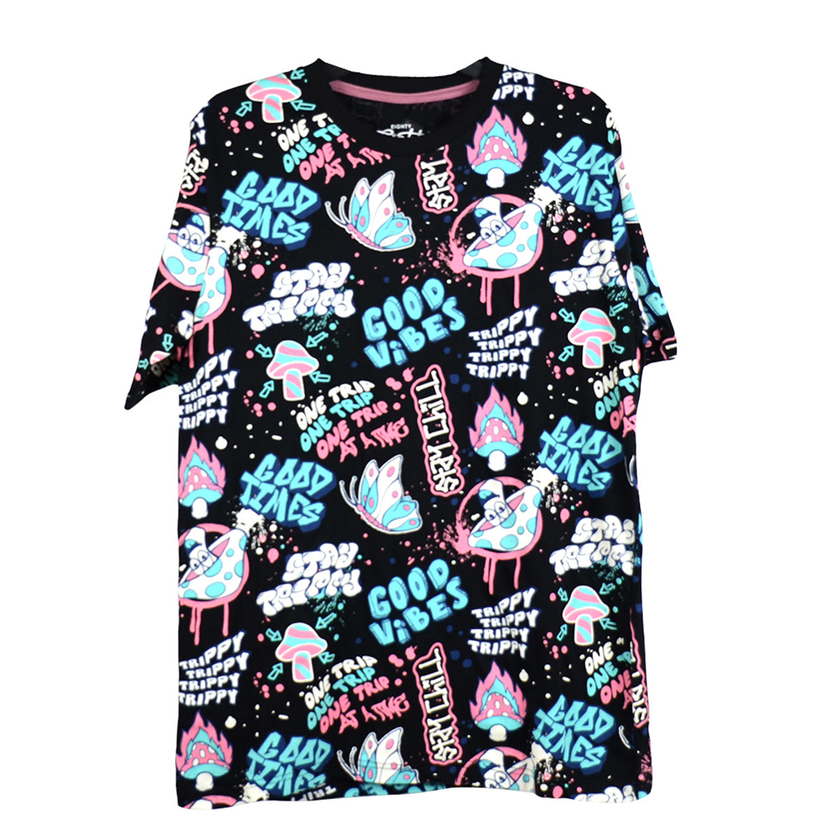 Good Vibe 100% Cotton T-Shirt, Pack of 6 Units 1S, 2M, 2L, 1XL