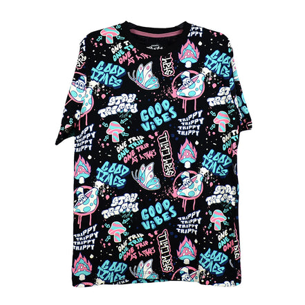 Good Vibe 100% Cotton T-Shirt, Pack of 6 Units 1S, 2M, 2L, 1XL