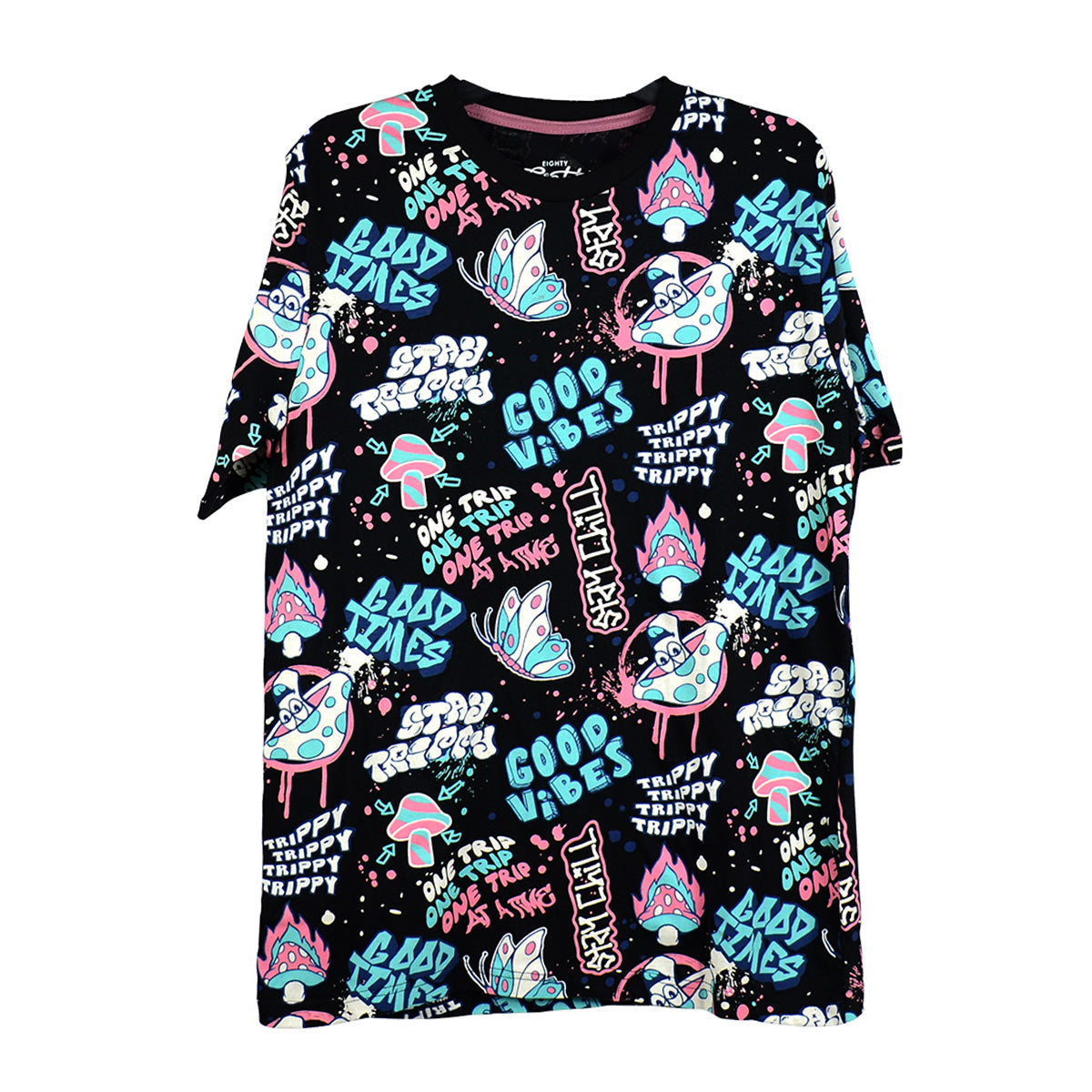 Good Vibe 100% Cotton T-Shirt, Pack of 6 Units 1S, 2M, 2L, 1XL