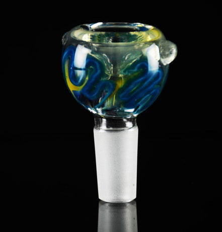 Fuming Inside Design Round Male Bowl 14mm - LA Wholesale Kings