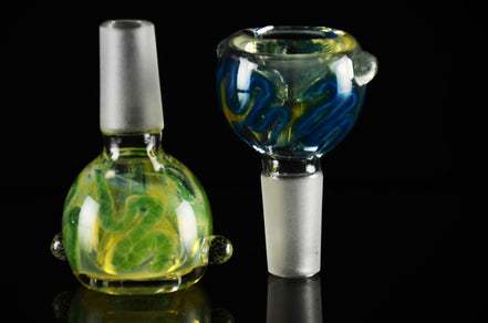 Fuming Inside Design Round Male Bowl 14mm - LA Wholesale Kings