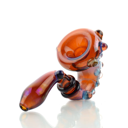 5" American Tube Sherlock Hand Pipe Fumed Glass