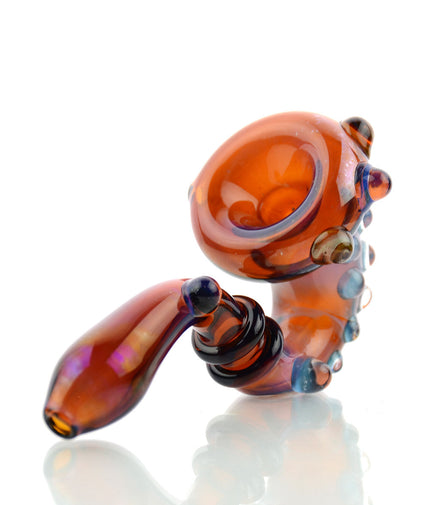 5" American Tube Sherlock Hand Pipe Fumed Glass