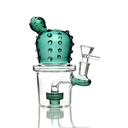 6" Cactus Water Bong with Round Shower and 14mm Male Bowl