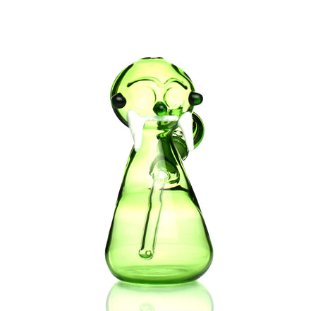 5.5" Dracula Color Tube Glass Water Pipe with 14mm Male Bowl