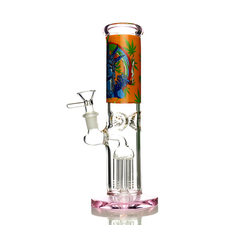 10" Freedom Liberty Straight Shooter with Tree Chamber and 14mm Male Bowl