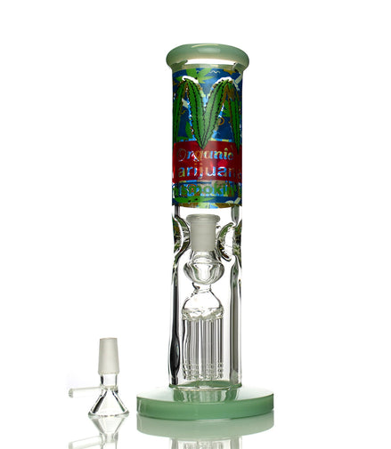 10" Organic Straight Shooter with Tree Chamber and 14mm Male Bowl