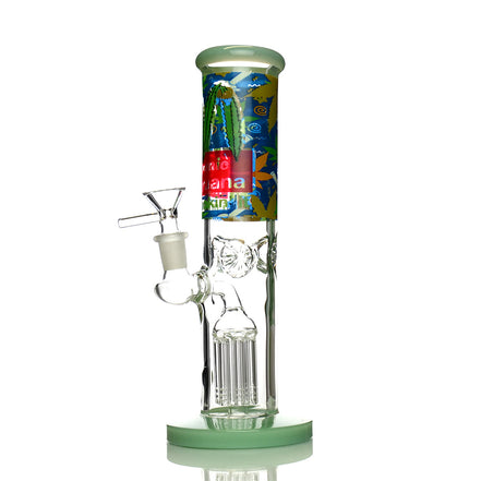 10" Organic Straight Shooter with Tree Chamber and 14mm Male Bowl