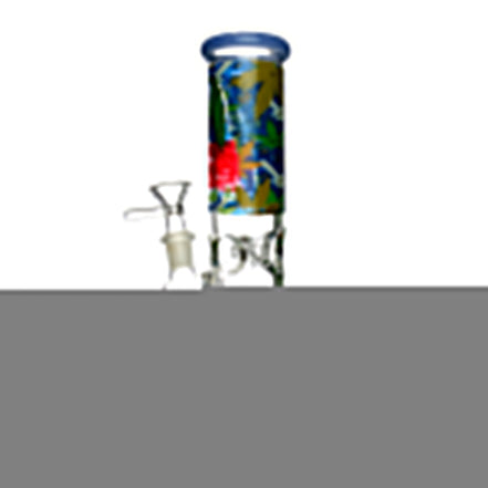 10" Organic Straight Shooter with Tree Chamber and 14mm Male Bowl