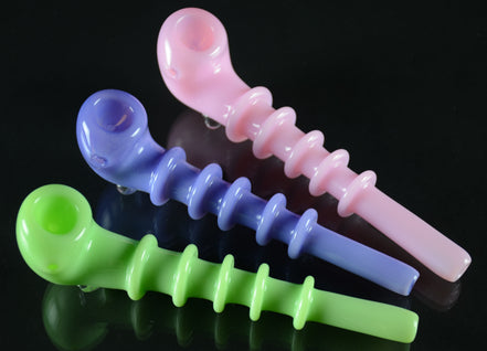 7” Sherlock Hand Pipe American made Milky tube - LA Wholesale Kings