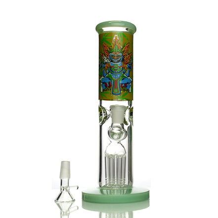 10" Aztec Straight Shooter with Tree Chamber and 14mm Male Bowl