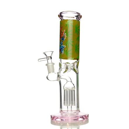 10" Aztec Straight Shooter with Tree Chamber and 14mm Male Bowl