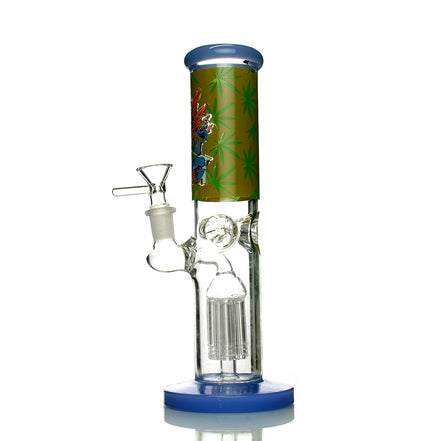 10" Aztec Straight Shooter with Tree Chamber and 14mm Male Bowl